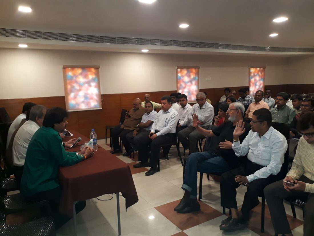 A CREAA session addressed from the head table