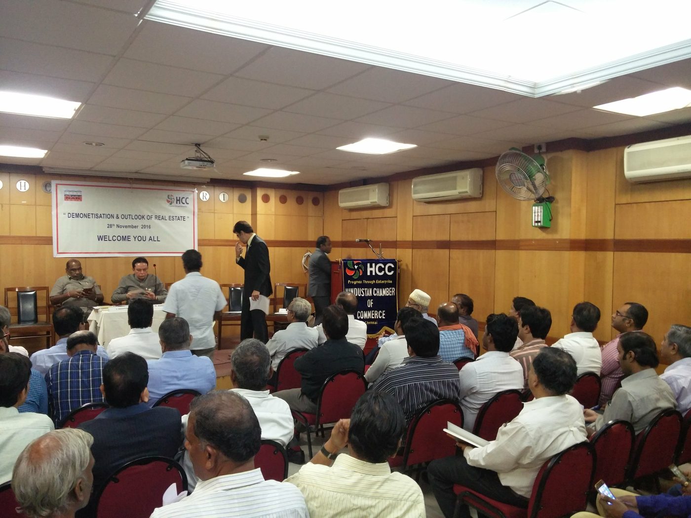 A CREAA members' meeting in session in Chennai