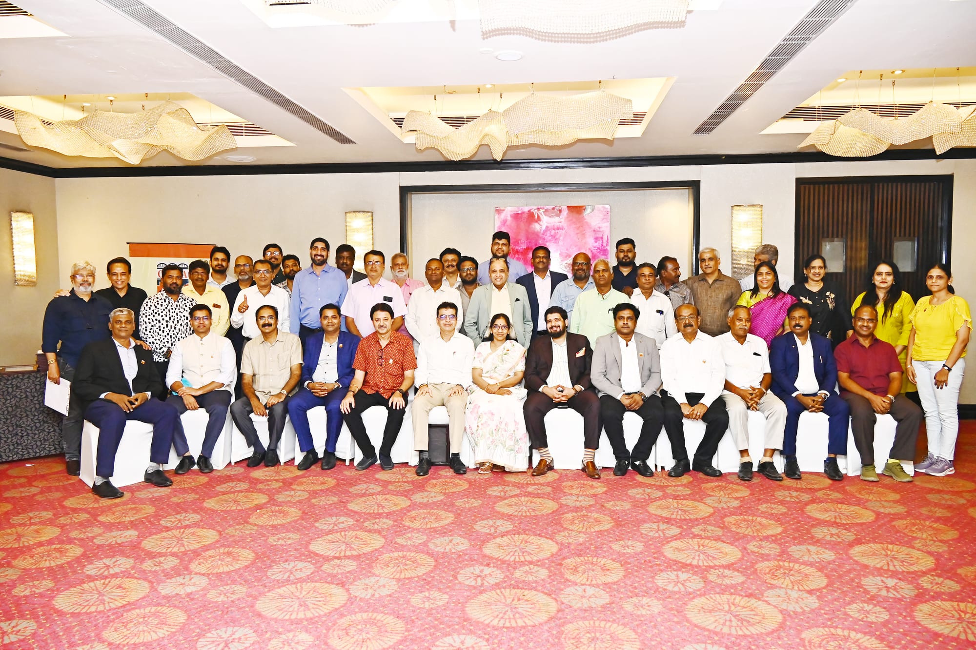 CREAA members and office bearers at an association gathering in Chennai